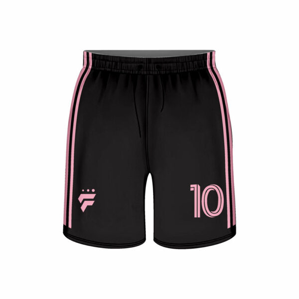 Camiseta Inter Miami Visitante Negro Rosado Fiva Industria