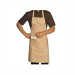 Mandil corporativo beis