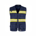 Chalecos de seguridad azul/amarillo