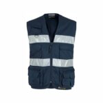 Chalecos de seguridad azul