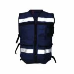 Chalecos de seguridad azul