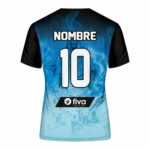 Camiseta sublimada celeste/negro - Imagen 3