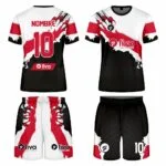 Camiseta sublimada azul rojo/blanco/negro