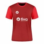 Camiseta de fútbol costura guinda/rojo - Imagen 2