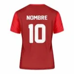Camiseta de fútbol costura guinda/rojo - Imagen 3