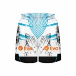 Camiseta sublimada turquesa / blanco tramado 2023 - Imagen 5