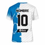 Camiseta sublimada azulino/blanco - Imagen 3