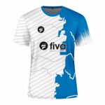Camiseta sublimada azulino/blanco - Imagen 2