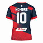 Camiseta sublimada azul marino/rojo - Imagen 3