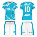 Camiseta sublimada turquesa