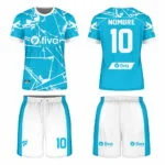 Camiseta sublimada turquesa