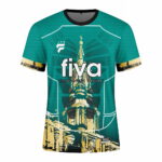 Camiseta sublimada verde jade trama - Imagen 2